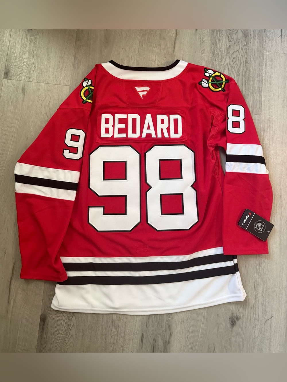 Connor Bedard Chicago Blackhawks Hockey Jersey NWT